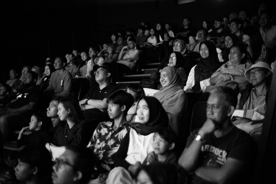 Audience listening during a conference session